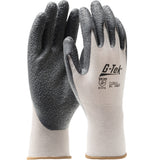 713SLC, Seamless Knit Nylon Glove with Latex Coated Crinkle Grip on Palm & Fingers, 12 Pair