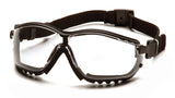 Pyramex V2G Anti-Fog Safety Glasses With Adjustable Strap 12 Pair