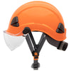 Honeywell Fibre Metal Safety Helmet (Ratchet Suspension) Look up. Look down. Helmet - On