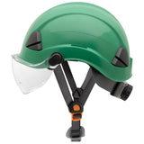 Honeywell Fibre Metal Safety Helmet (Ratchet Suspension) Look up. Look down. Helmet - On