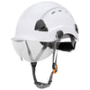 Honeywell Fibre Metal Safety Helmet (Ratchet Suspension) Look up. Look down. Helmet - On