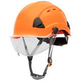 Honeywell Fibre Metal Safety Helmet (Ratchet Suspension) Look up. Look down. Helmet - On