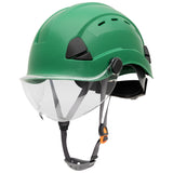 Honeywell Fibre Metal Safety Helmet (Ratchet Suspension) Look up. Look down. Helmet - On