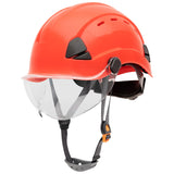 Honeywell Fibre Metal Safety Helmet (Ratchet Suspension) Look up. Look down. Helmet - On