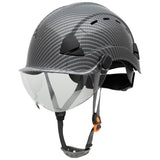 Honeywell Fibre Metal Safety Helmet (Ratchet Suspension) Look up. Look down. Helmet - On