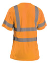 OccuNomix LUX-SSETP3B Type R Class 3 Wicking Birdseye Mesh Safety T-Shirt - Yellow/Orange