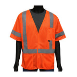 PIP ANSI Type R Class 3 Three Pocket FR Treated Mesh Vest