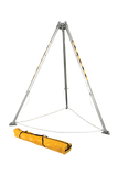 8' Adjustable Aluminum Tripod; Two Integral Head Mounted Pulleys; Click-lock Adjustment Pins; storage bag