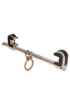 Single Ratchet ing; Fits 4" to 12" Flange Width; Machined Aluminum Bar; Steel Jaws with Slider Pads.