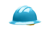 PIP Full Brim Hard Hat with HDPE Shell, 6-Point Polyester Suspension and Wheel Ratchet Adjustment