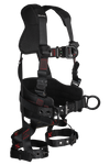 8144FD, Falltech Iron™ 4D Construction Climbing Full Body Harness, Tongue Buckle Leg Adjustments