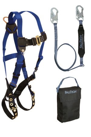 Back D-ring , Tongue Buckles and 6' ViewPack Lanyard and Gear Bag