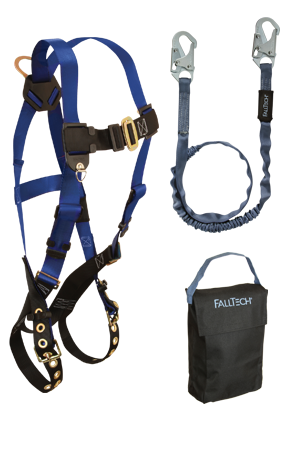 Back D-ring , Tongue Buckles and 6' Internal Lanyard and Gear Bag