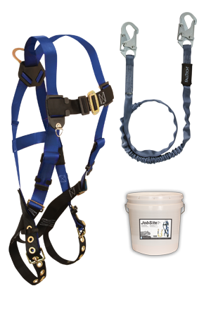 7016 Harness; 8259 Shock Absorbing Lanyard