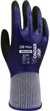 Wonder Grip WG-518W Oil Plus-Double Nitrile Coated Water Resistant Work Gloves, Dozen (12 pairs)