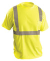 OccuNomix LUX-SSETP2B Type R Class 2 Wicking Birdseye Mesh Safety T-Shirt - Yellow/Orange