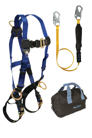 Back and Side D-rings, Tongue Buckles, 6' SoftPack Lanyard and Gear Bag