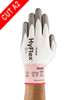 Coated Gloves - Ansell HyFlex 11-644,12 Pair, PU Coated, A2 Cut Resistant Gloves