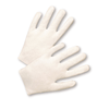 Cotton/Canvas Gloves - West Chester 708, Poly/Cotton Knit Wrist Canvas Gloves, Economy, 12 Pair