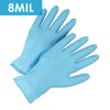 Disposable Gloves - Disposable Gloves-2950 8 Mil Powder Free 11.5" Blue Nitrile- 50/box.