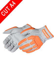 Drivers Gloves - Daybreaker 0935 Integrator Impact Glove, A4 Cut Resistant Leather Driver, 3 Pair