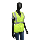 Hi-Viz - Fitted Safety Vest, West Chester 47208, Hi-Viz Ladies, Lime/Orange, Class 2