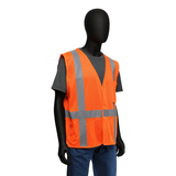 Hi-Viz - Safety Vest, 47218, Hi-Viz, Self Extinguishing, Mesh, ASTM D6413, Class 2