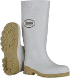 382-910 PIP 16" White PVC Steel Toe Boot