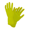 Unsupported Gloves - West Chester 3312 16 Mil Flock Lined Yellow Latex - Bulk Pack - Economy